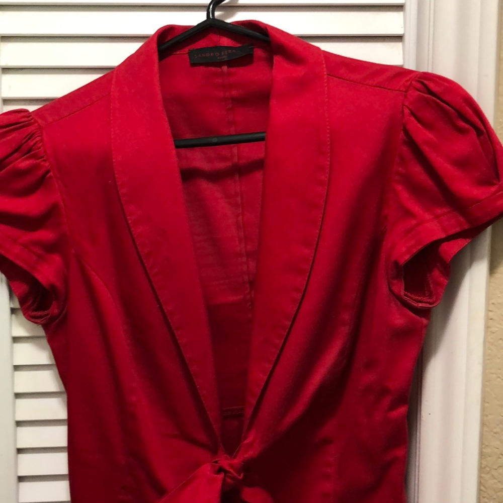 Ladies Cropped Jacket - Picture 2 of 3